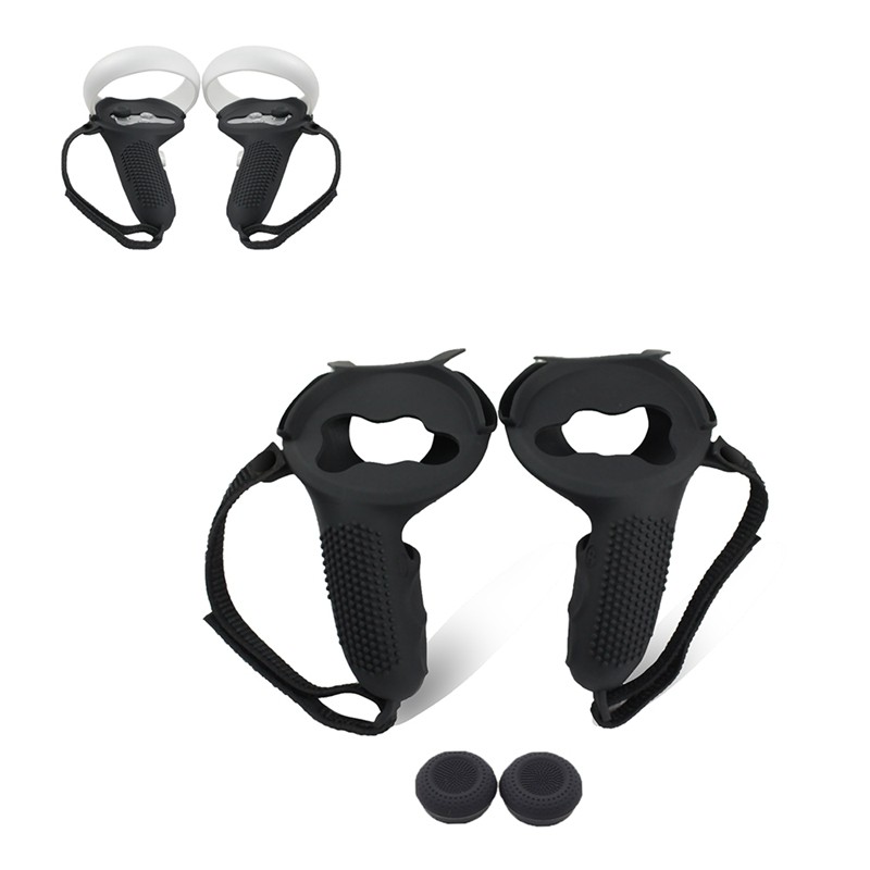 (Hàng Mới Về) Tay Cầm Bảo Vệ 2 Tay Cầm Có Dây Đeo Cho Oculus Quest 2