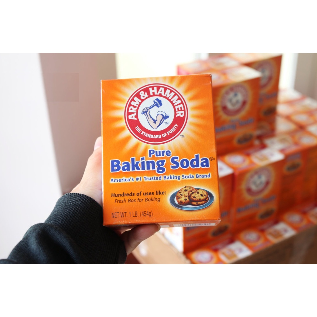 [BỘ 2 HỘP] Bột Baking Soda Arm &amp;amp; Hammer 454g Nhập Khẩu Mỹ