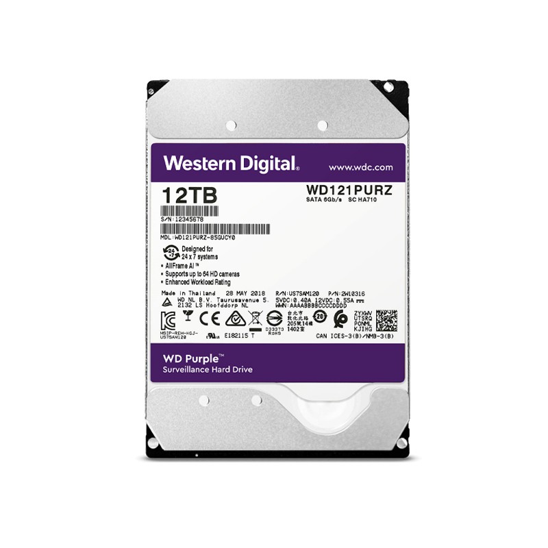 Ổ cứng gắn trong HDD Western Digital Purple tím PURZ 3.5''