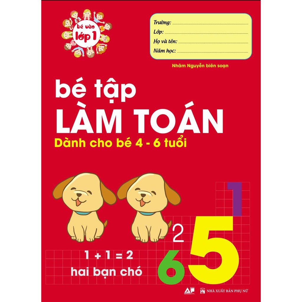 Sách - Combo 2 Cuốn Bé Tập Làm Toán Và Bé Tập Tô Nét Cơ Bản - Bé Vào Lớp 1