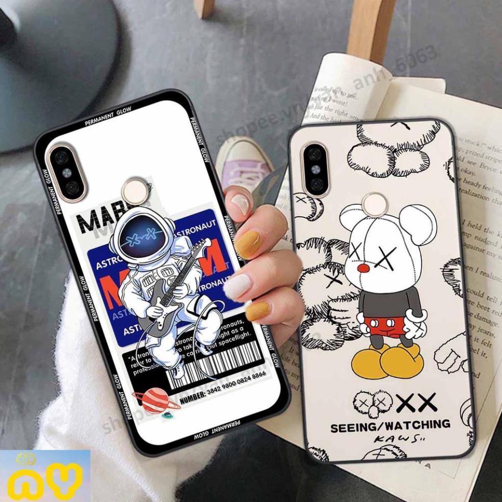 Ốp lưng Xiaomi Redmi Note 5 / Note 6 in hình be@r brick mars thời trang, Ốp lưng điện thoại viền dẻo siêu chất Như Ý