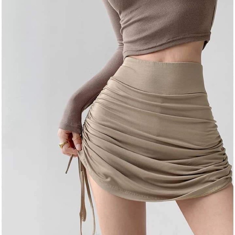 Chân váy dây rút hông hai bên KA12