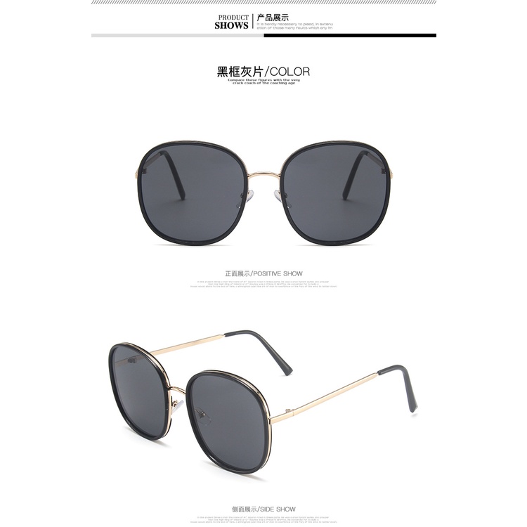 Kính mát gọng kim loại phong cách cổ điển thời trang