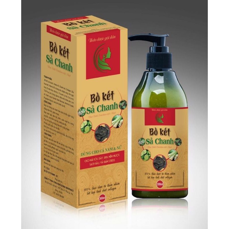 Dầu gội bồ kết sả chanh