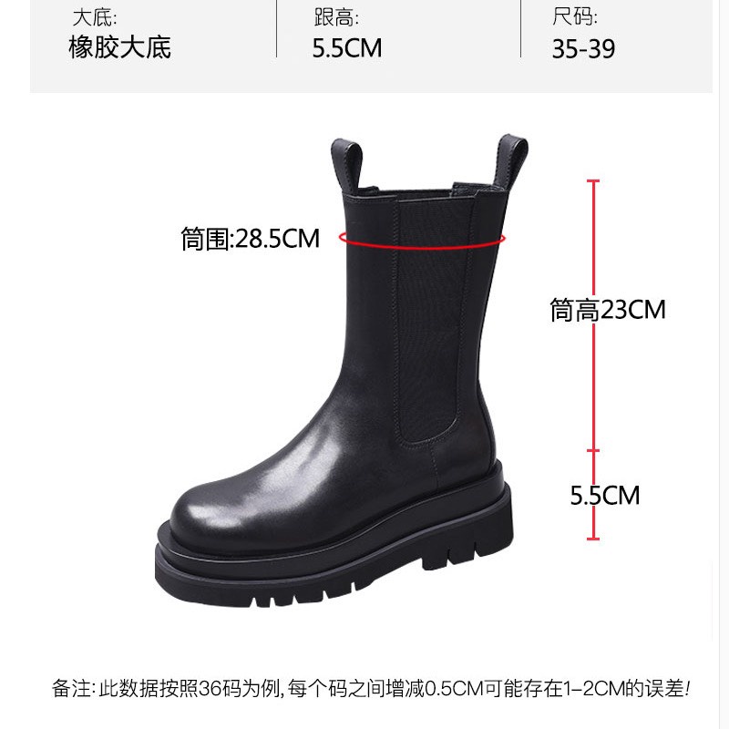 Giày Boots Nữ Cổ Cao Giày Bốt Martin Đế Dày Phong Cách Ullzang Thời Trang Hàn Quốc