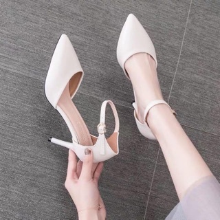 Giày cao gót ĐẾ NHỌN 7CM (Có ảnh thật)