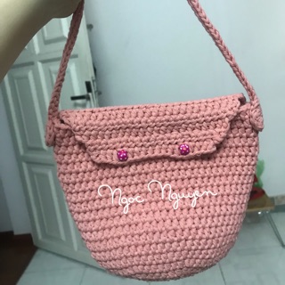 Túi móc handmade sợi cotton