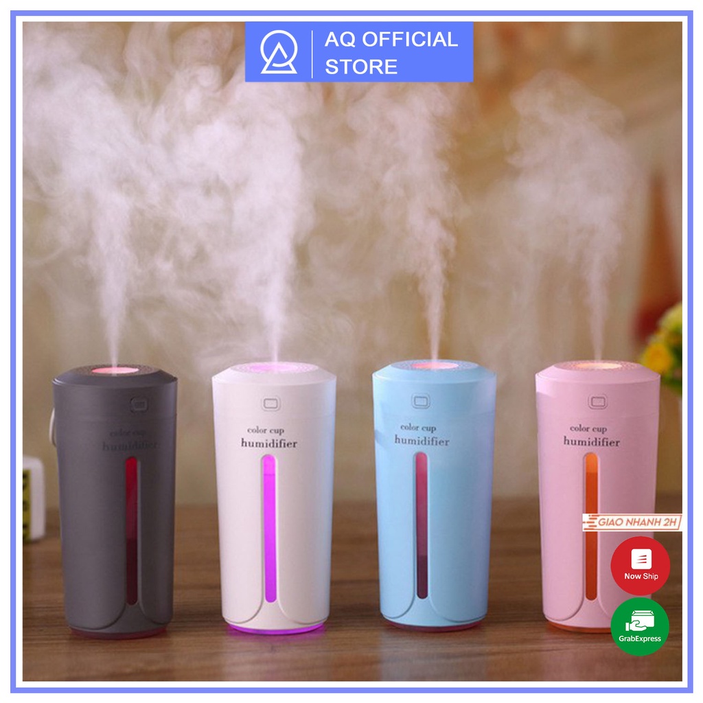 Máy phun sương mini hình cốc Color Cup Humidifier - Máy phun tinh dầu cao cấp