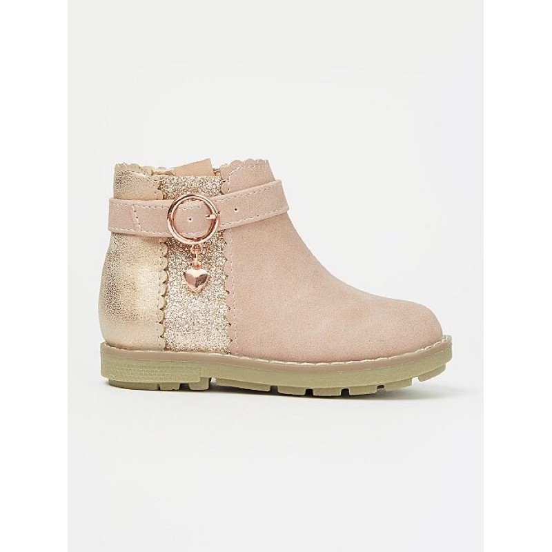 giày boot cao cổ bé gái xuất dư size 1-5y