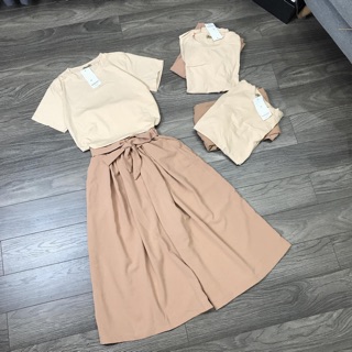 Set áo phông quần ống loe