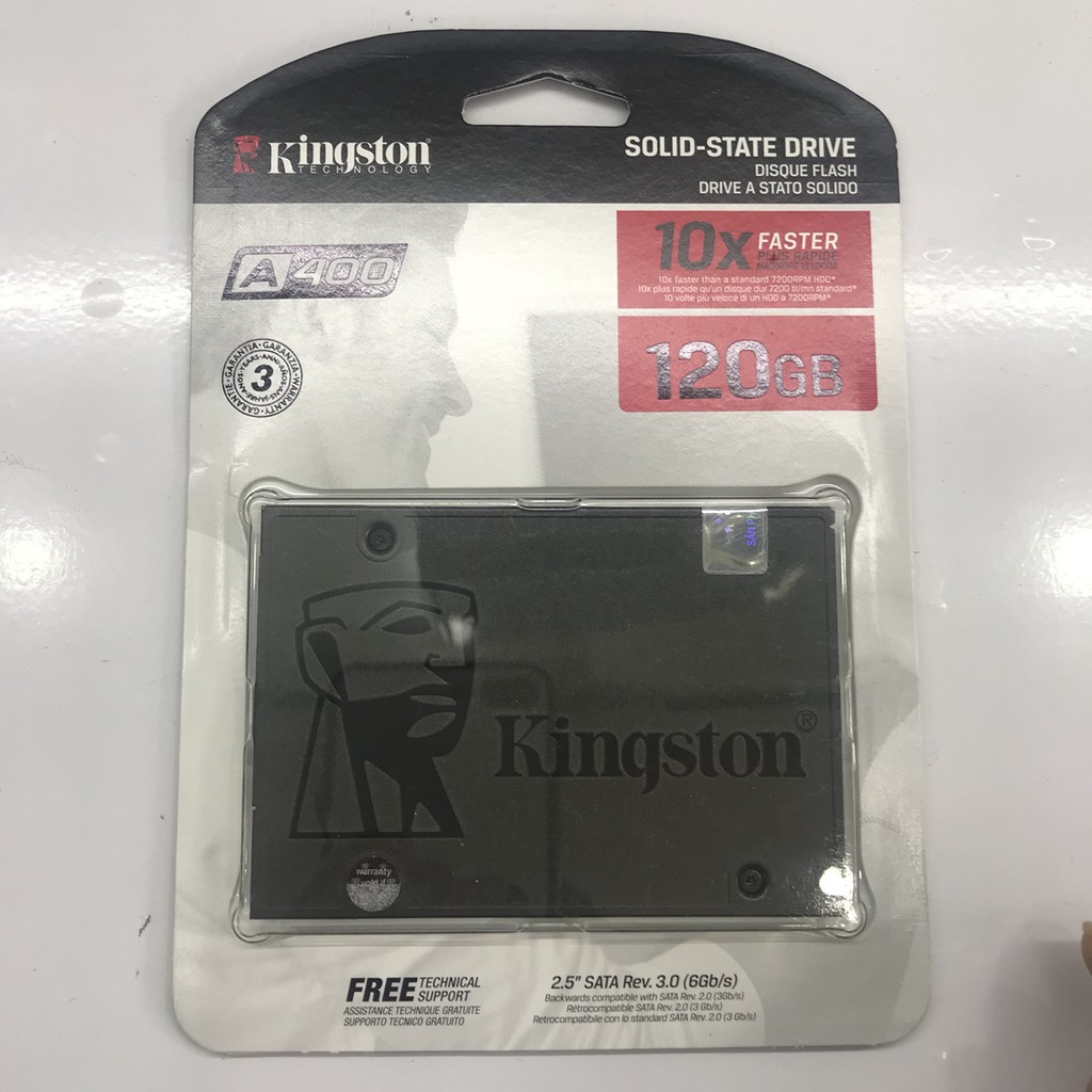 SSD KINGTON UV400 120GB (Hàng chính hãng) Bảo hành 36 tháng | WebRaoVat - webraovat.net.vn