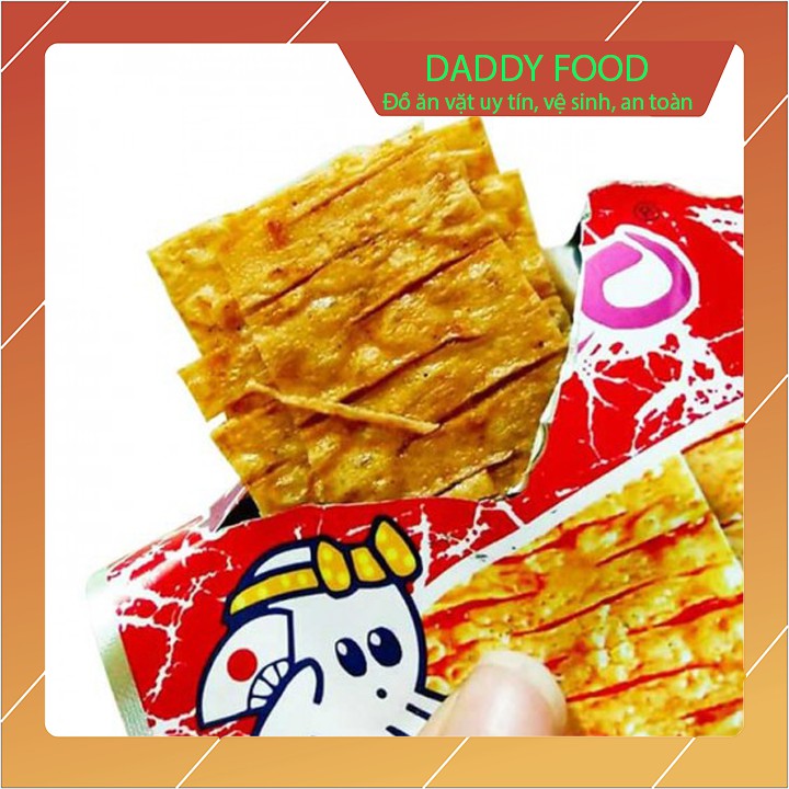  1 dây Snack MỰC BENTO thái lan đủ 4 màu đỏ, vàng, cam, xanh cho bạn lựa chọn dây 13 gói