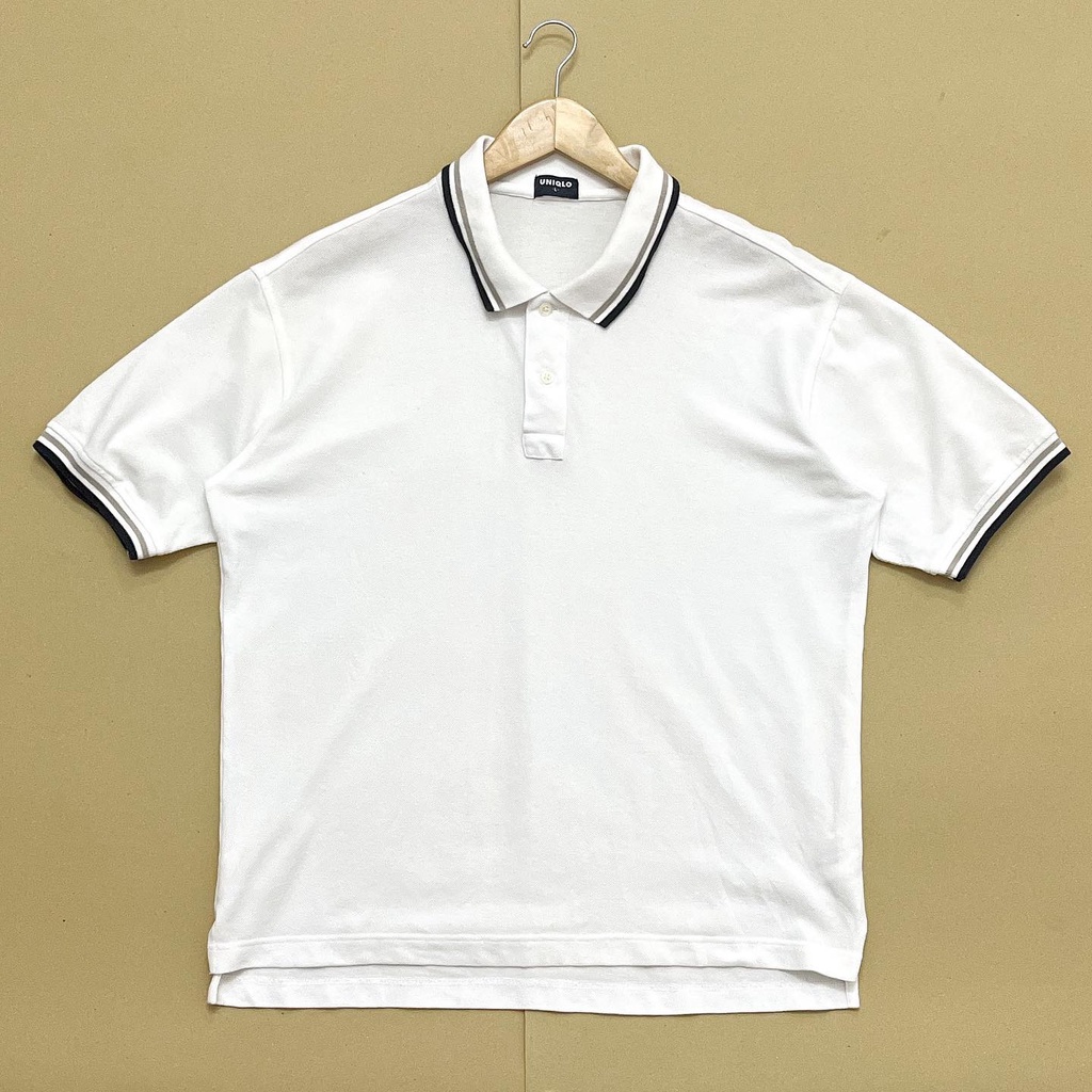 Áo Polo Nam Cổ Bẽ Uniqlo 2Hand , Áo Thun Polo Nam Ngắn Tay Unisex