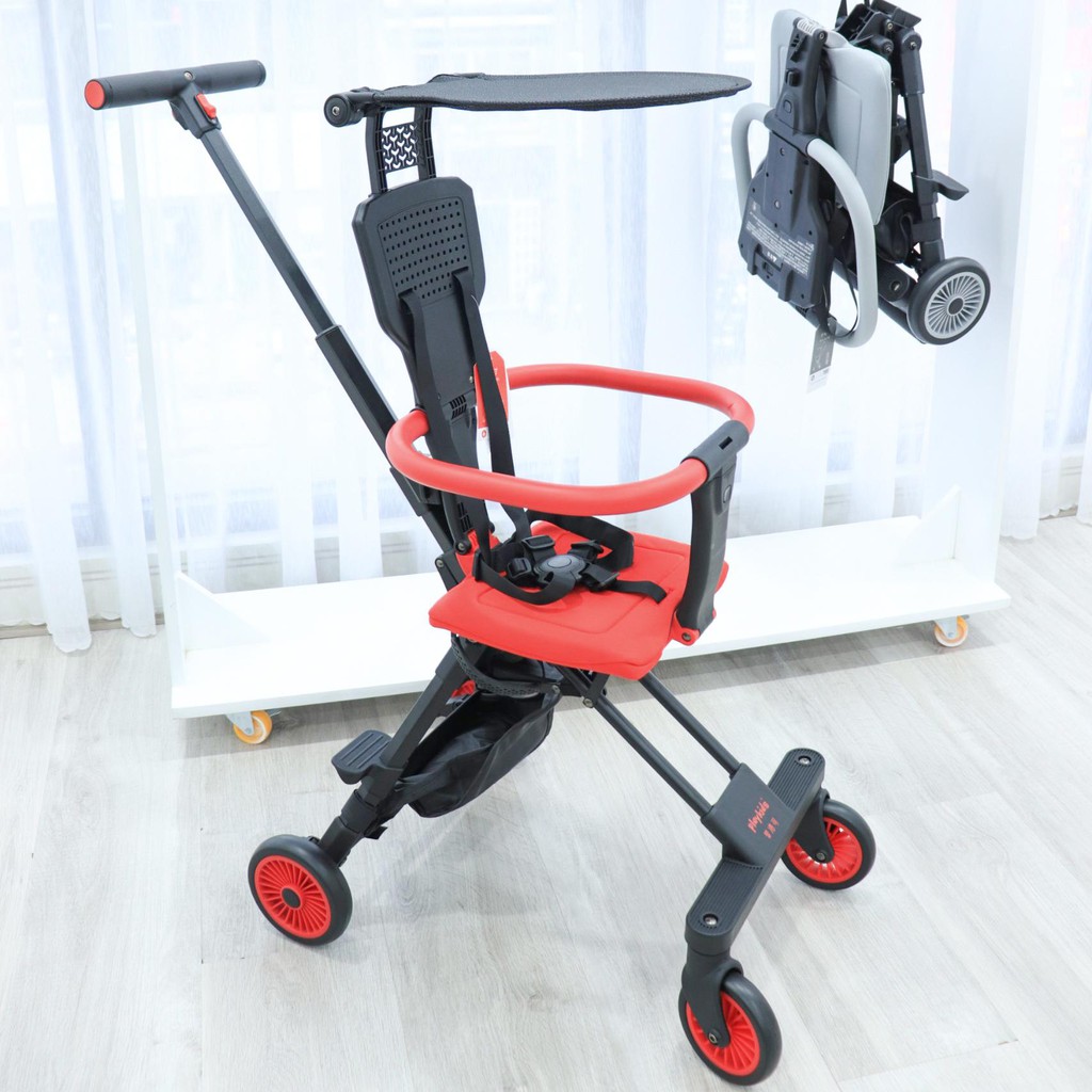 Xe đẩy gấp gọn Playkids đảo chiều siêu gọn nhẹ, mẫu HOT HIT 2020 [Chính hãng 100%]