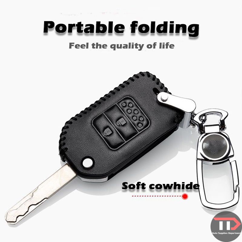 Ốp Bọc Chìa Khóa Xe Hơi Honda Civic City Civic Jazz Brv Br-v Hrv Fit 23 Kèm 4 Nút Bấm