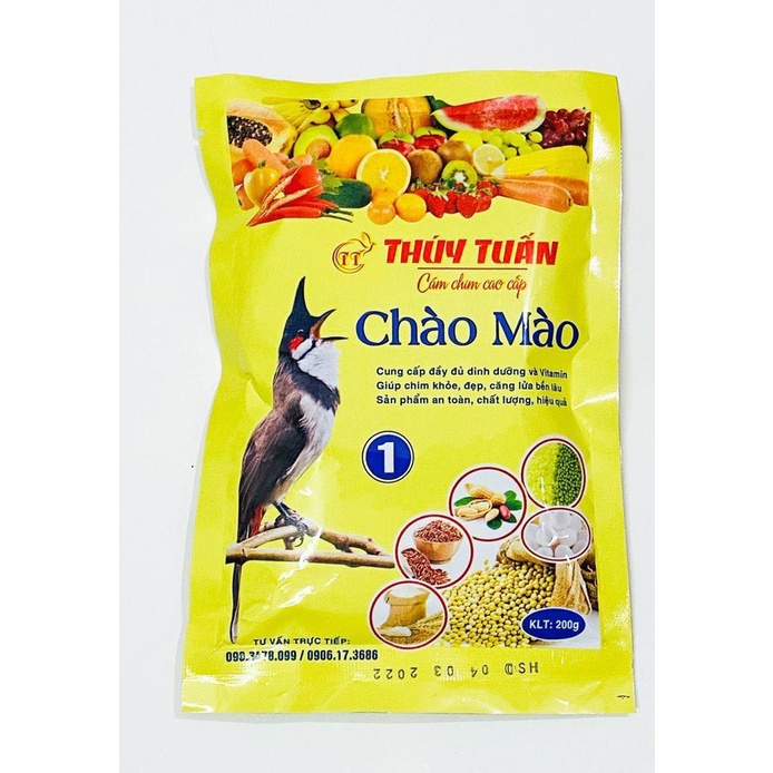 Cám chim chào mào Thúy Tuấn số 1 cao cấp 200gram - Cám chào mào Thúy Tuấn số 1 giá siêu  rẻ Phụ Kiện Lồng Chim Bảo Anh