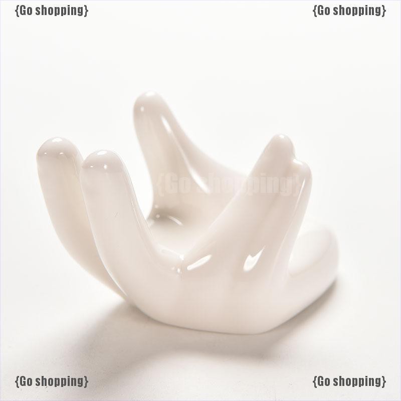 Giá đỡ gốm sứ Ocarina hình bàn tay độc đáo trang trí nội thất