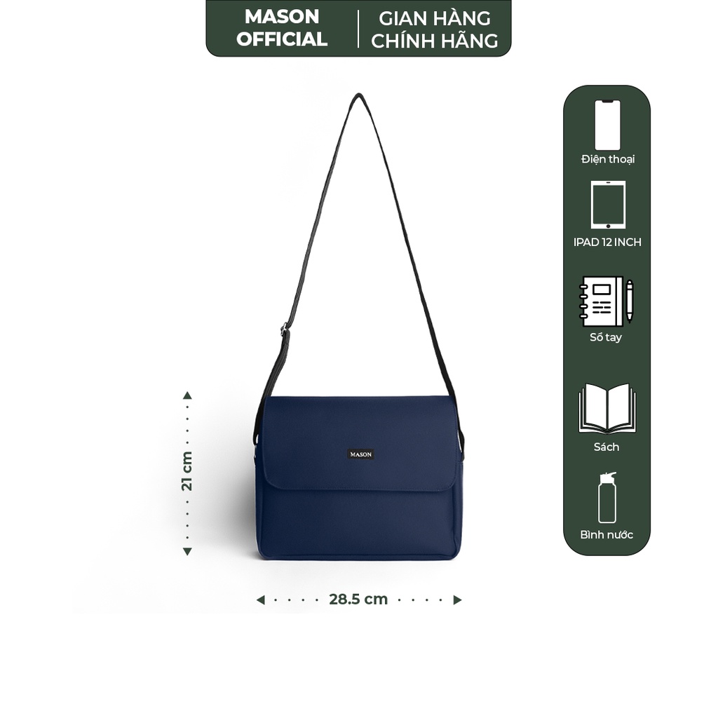 Túi đeo chéo nam nữ unisex đựng ipad Rush Bag vải Oxford nhập khẩu chống thấm nước thương hiệu Mason - M11