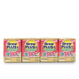 Lốc 4 hộp Sữa bột pha sẵn growplus suy dinh dưỡng 110ml
