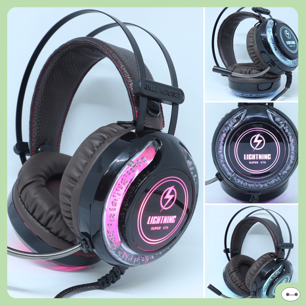 TAI NGHE LIGHTNING V7S 7.1 LED RGB Chopper Gaming Gear | BigBuy360 - bigbuy360.vn