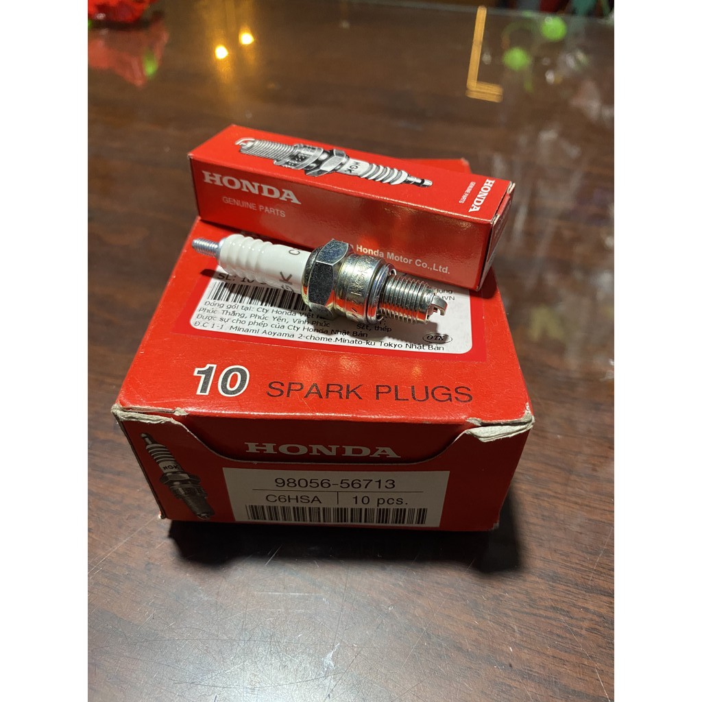 Bugi NGK C6HSA Honda chính hãng chân ngắn (Genuine Honda NGK C6HSA Spark Plug)