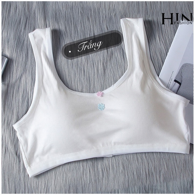 Áo lót học sinh cài sau - mút mỏng có thể tháo rời - áo lá học sinh - Br08 | BigBuy360 - bigbuy360.vn