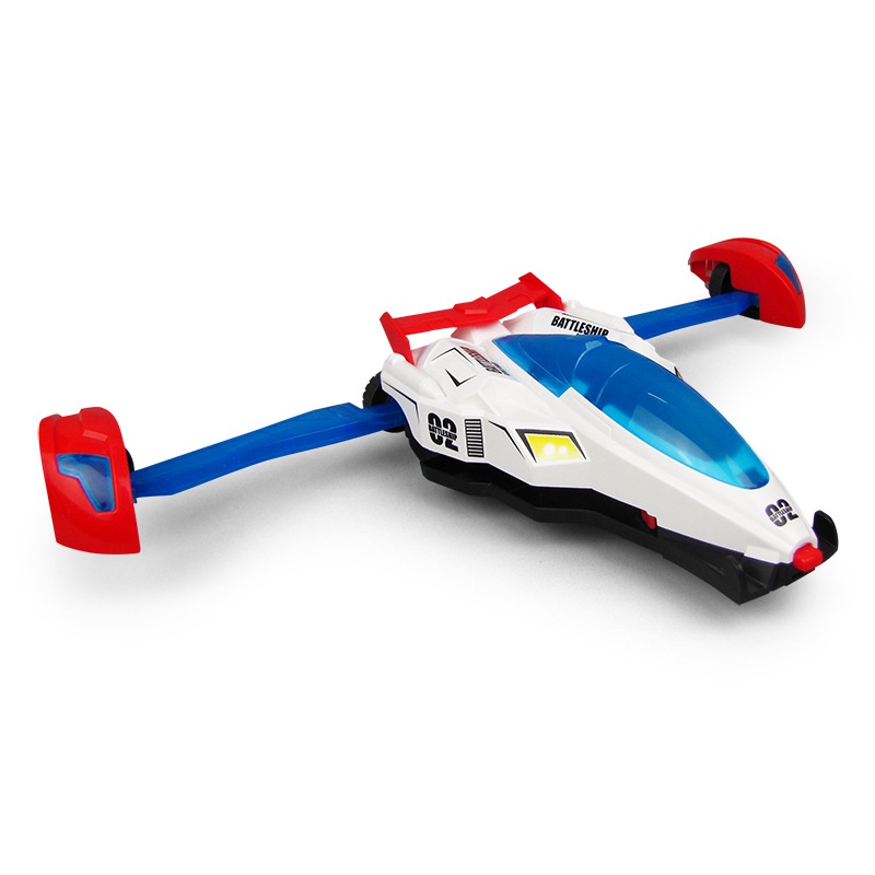 Đồ chơi xe ô tô đua, biến hình thành máy bay, có âm thanh và đèn nhấp nháy vượt nhộn cho bé