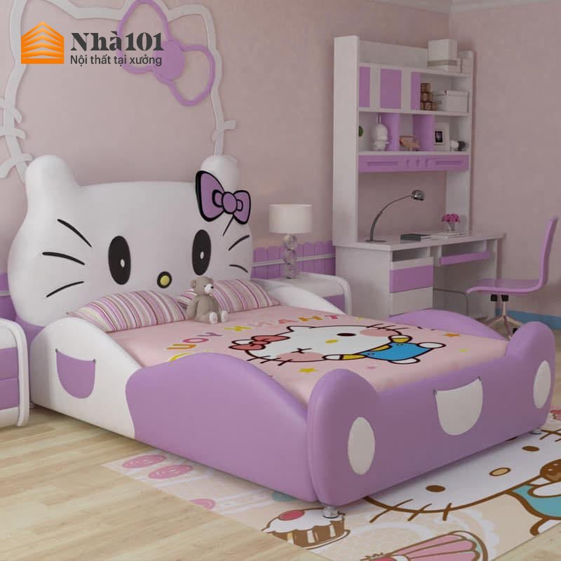 Giường Trẻ Em Hello Kitty