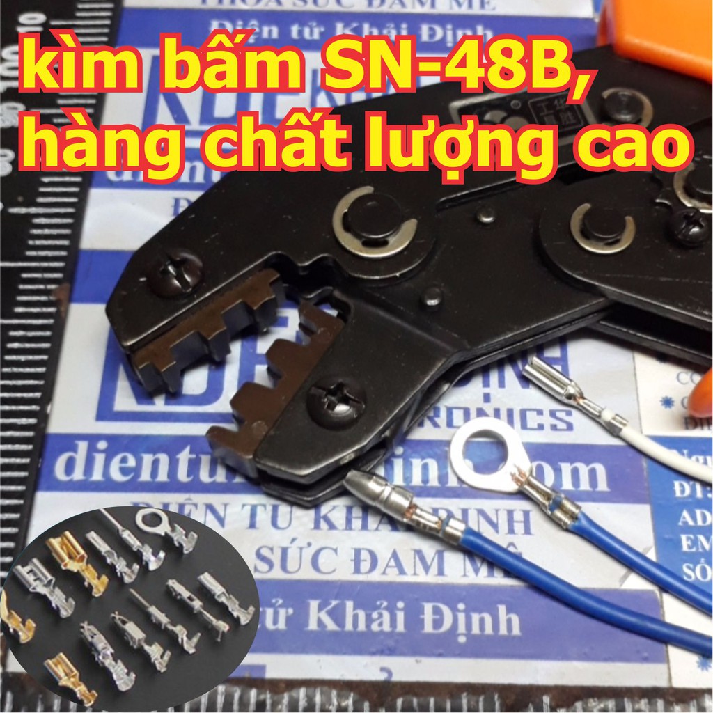 KÌM BẤM ĐẦU HEADER 2,8-6.3MM, bấm jack, cos xe máy, oto SN-48B, hàng chất lượng