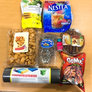 Combo đồ ăn vặt Thái + túi đựng rác Eufood