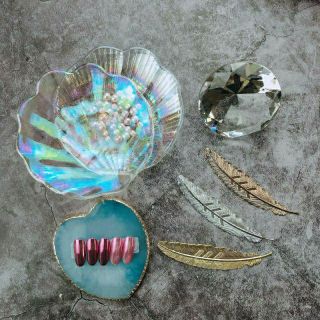 Đĩa Sò Cầu Vồng 🌈🌈✨ [ Thủy Tinh ]