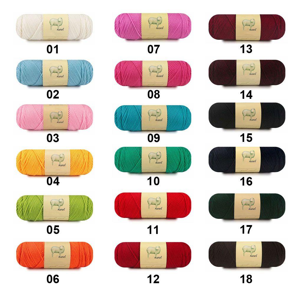 Cuộn Len Sợi To Đan Khăn Choàng Cổ 100g Mềm Mại