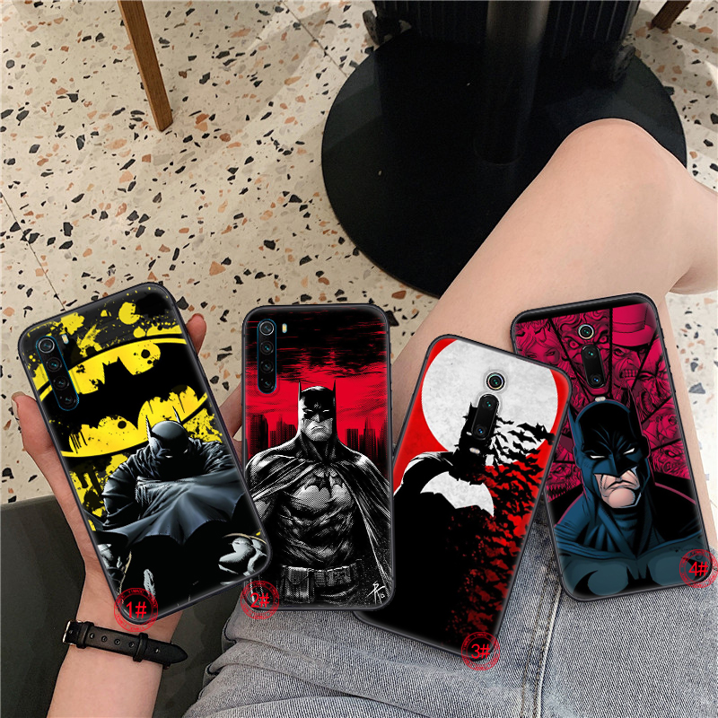 Ốp Lưng Mềm In Hình Batman Cho Xiaomi Mi F1 Mix 2s Max 3 Redmi Note 8 8t 9 10as