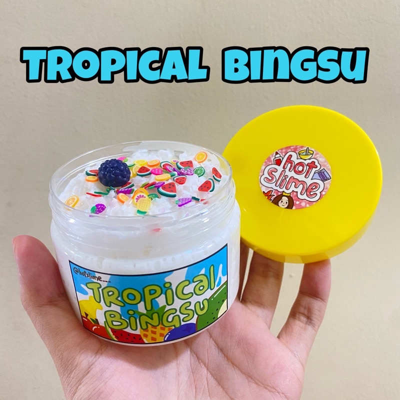 Slime BINGSU "Trái Cây Nhiệt Đới" / Slime hạt bingsu giòn