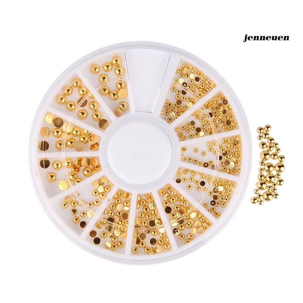 [Hàng mới về] Phụ Kiện Hạt Cườm 3D 2/3/4mm Đính Móng Tay Trang Trí Nghệ Thuật Tự Làm