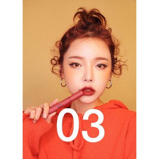 Son 3CE Velvet Lip Tint - Daffodil - Đỏ đất
