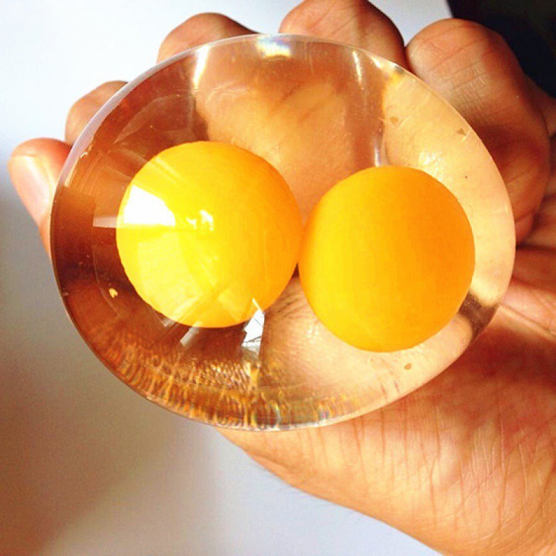 Đồ chơi  trứng bóp trút giận 2 lòng mochi quả trứng gà vàng đáng yêu