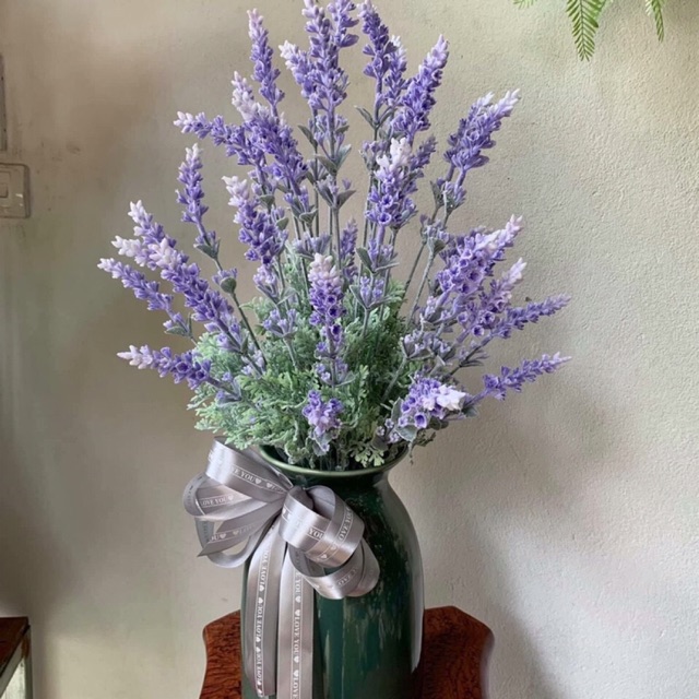 Hoa violet giả trang trí nhà cửa -1 cành có 3 nhánh