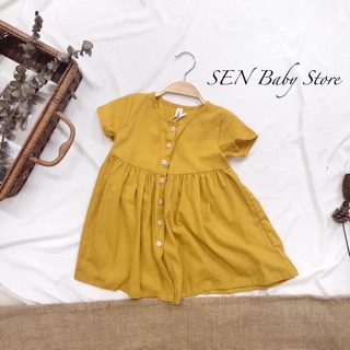 VÁY BABY DOLL THÔ MỎNG BÉ GÁI- ẢNH THẬT