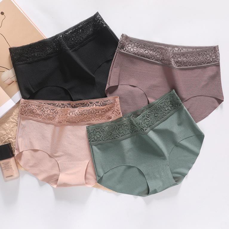 Quần lót đúc Cạp ren cotton xốp cao cấp