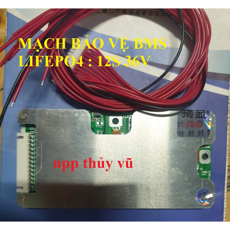 Mạch bảo vệ pin 3.2v 12S 36V 60A