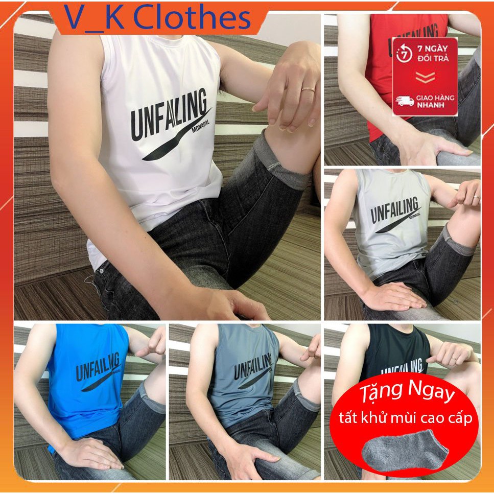 [Siêu Hot] Áo Ba Lỗ Nam Thể Thao, Chất Thun Lạnh Co Giãn 4 Chiểu ( Video + Ảnh Shop Tự Quay) - AN01 | BigBuy360 - bigbuy360.vn