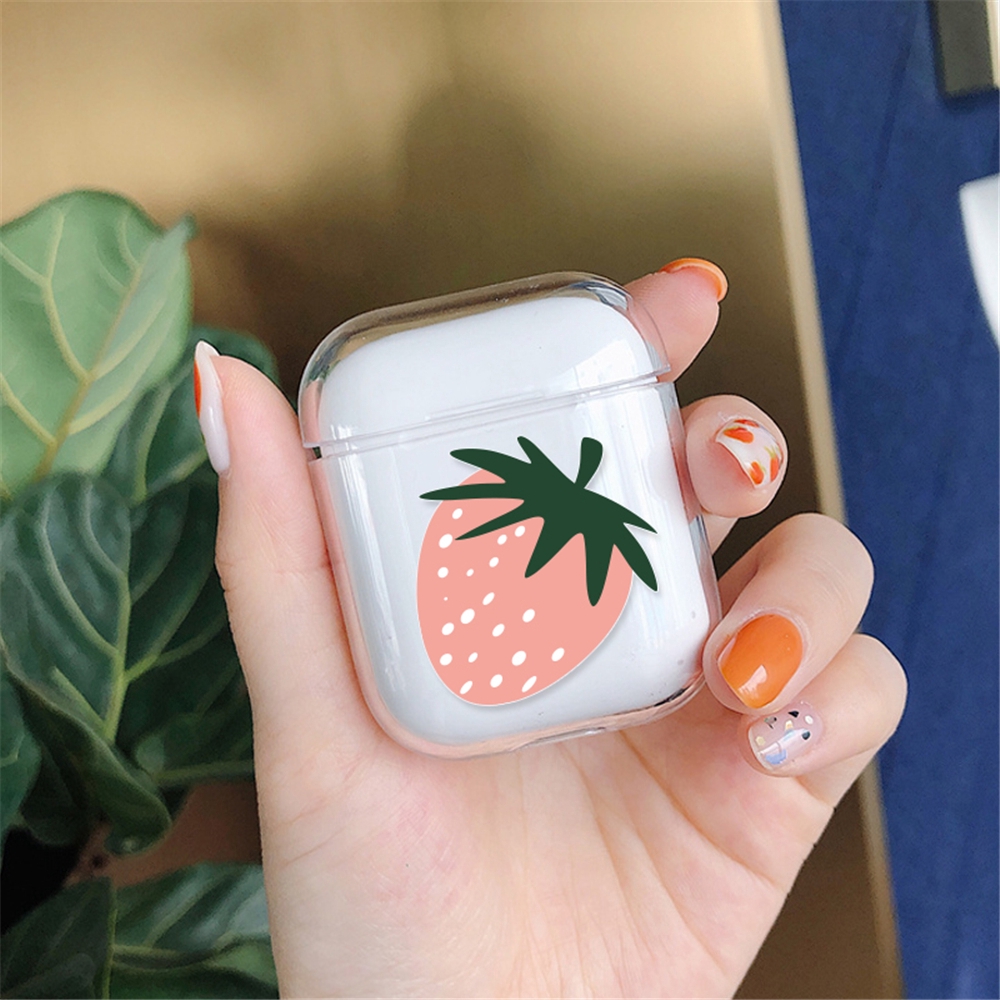 Vỏ bọc silicone bảo vệ hộp tai nghe in hình ảnh xinh xắn dễ thương cho Apple AirPods 1 2
