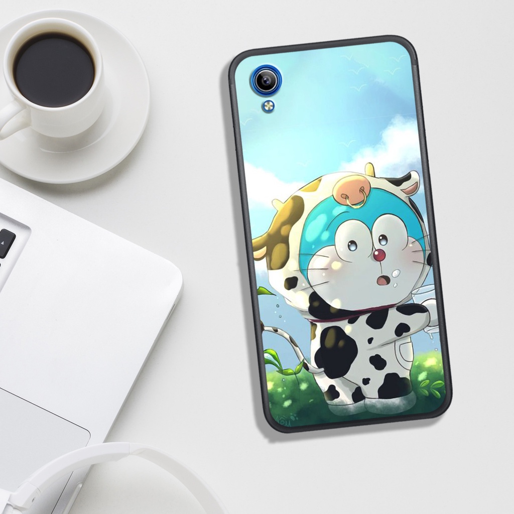 ỐP LƯNG VIVO Y51/Y91C/Y93,  IN HÌNH CHÚ MÈO MÁY DOREMON.