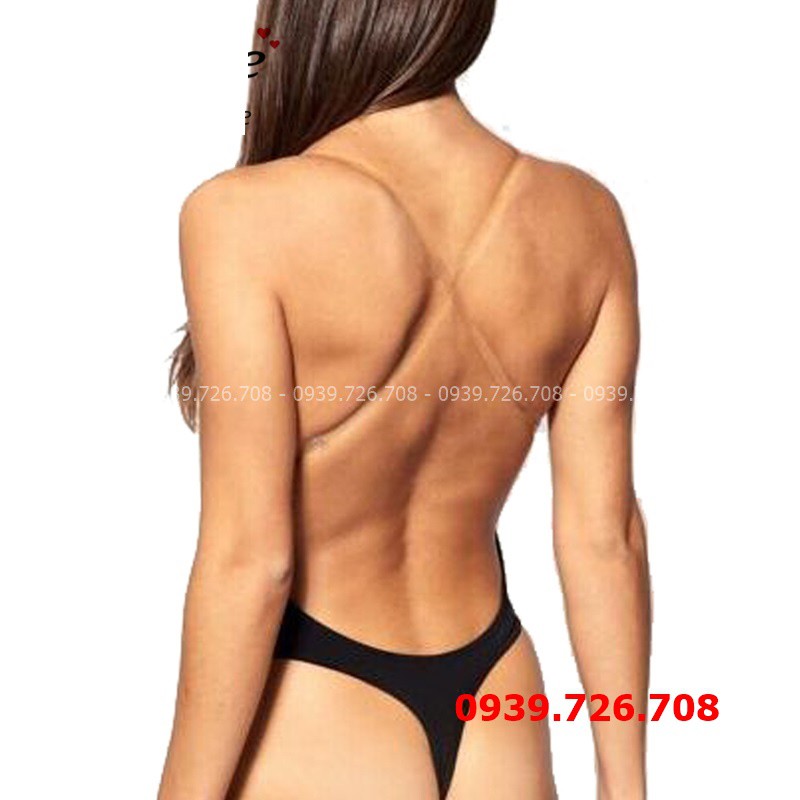Bộ đồ lót liền thân cúp ngang nâng ngực❤️ Áo ngực liền thân Bodysuit nữ sexy Jumpsuit mặc đầm váy hở lưng,ngực xẻ sâu