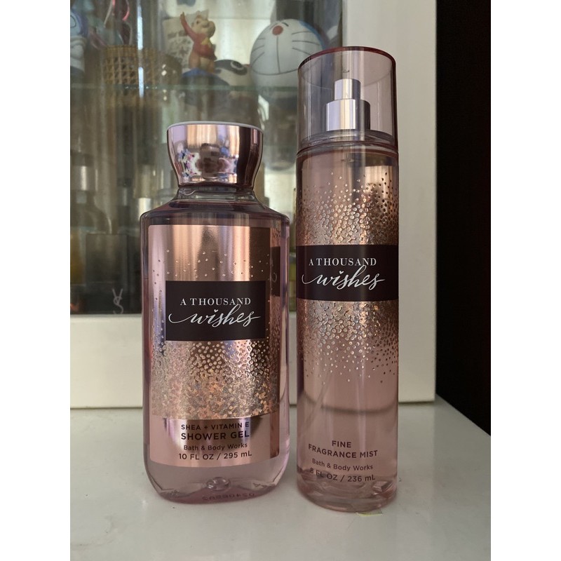 BILL US - BỘ SẢN PHẨM SET 2 CHAI A THOUSANDS WISHES BATH AND BODY WORKS FULLSIZE