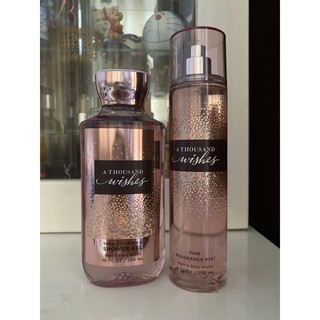 BILL US - Bộ sản phẩm 2 chai A thousands wishes fullsize của Bath and body works