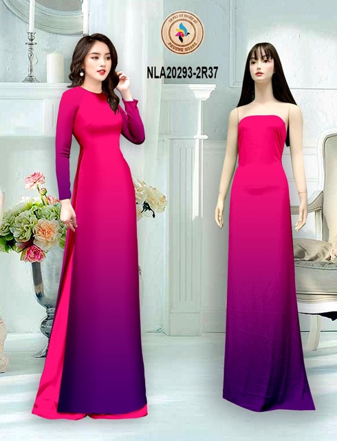 Vải áo dài ombre