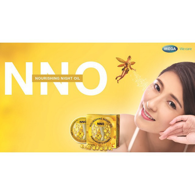 Viên khóa ẩm NNO cung cấp Vitamin E và dầu Jojoba (Hộp 30 Viên)