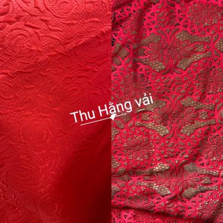 Vải gấm vân đẹp (có ghép set như mẫu)